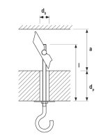 Fissaggio versatile KDD 4 per supporti forati (50pz)