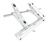 Mensole climatizzatore Fischer Klima Roof per tetto