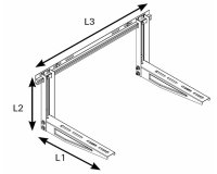 Mensole Klima Heavy con traversa climatizzatori pesanti (1conf)