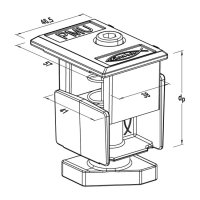 Morsetto centrale e finale universale PM U BL per moduli fotovoltaici (10pz)