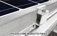 Morsetto centrale e finale universale PM U per moduli fotovoltaici (10pz)