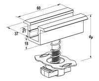 Morsetto centrale preassemblato PM C cornici alluminio (10pz)