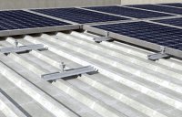 Profilo in alluminio Solar Flat Fischer 4,45mt per pannelli fotovoltaici