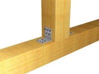 Angolari perforati leggeri Fischer XAED per connessione legno (50pz)