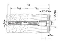 Sistema di fissaggio THERMAX 10 Fischer (1 confezione)