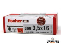 Viti in acciaio inox Fischer FPF ST A2F Power-Fast 3.5x filetto totale (200pz)