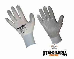 Guanti di protezione G320 in nylon con spalmatura in nitrile grigio