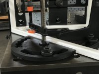 Banco per saldatura con ruote SteelMax GPPH in acciaio rinforzato 1x1mt fori 28mm