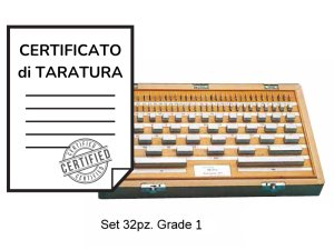 SET 32pz Blocchetti di riscontro Grade 1 + Certificazione ACCREDIA