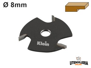 Frese a scomparsa HW Klein per scanalature foro Ø8mm