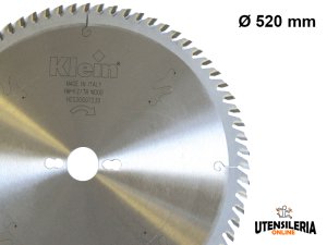 Lama circolare Klein XtraCut HW Ø520x60mm per sezionatrici Holzma, 60 denti