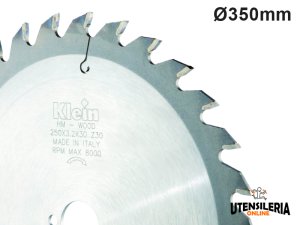 Lama circolare universale HW Klein antisibilo Ø350x30mm 72 denti