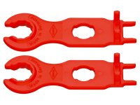 Knipex set 7 utensili settore fotovoltaico per connettori cavi solari MC4 2,5-6mm² in valigetta