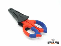 Knipex forbici da elettricista lame dritte impugnatura materiale bicomponente, 155 mm