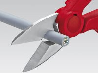 Knipex forbici da elettricista lame dritte impugnatura materiale bicomponente, 155 mm