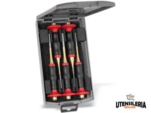 Knipex assortimento di cacciaspina 2-6mm in cassetta di plastica (5pz)