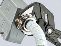 Knipex pinza chiave bonderizzata manici resina sintetica per tubi e dadi, 180mm