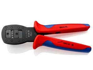 Knipex pinza crimpatrice per mini-connettori Molex serie Micro-Fit, 190mm