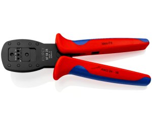 Knipex pinza crimpatrice per mini-connettori Molex serie Mini-Fit, 190mm