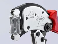 Knipex Twistor16 pinza crimpatrice automatica testa girevole, 0.14-16 mm²