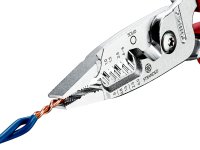 Knipex pinza multifunzione da elettricista impugnature VDE per cavi metrici, 200mm