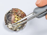 Knipex pinzetta di precisione a becchi piegati impugnatura in gomma per elettronica, 122mm