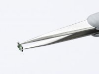 Knipex pinzetta di precisione a becchi lunghi impugnatura in gomma per elettronica, 123mm
