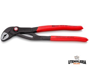 Knipex Cobra QuickSet pinza regolabile bonderizzata grigia per tubi e dadi , 250mm