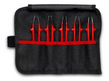 Knipex set 5 pinzette di precisione universali con manici isolati 1000V