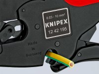 Knipex cassetta con pinza PreciForce, spelatrice MultiStrip 10 ed assortimento 300 capicorda