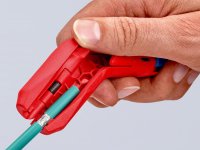 Knipex utensile spelacavi ErgoStrip per cavi coassiali, dati e tondi