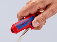 Knipex utensile spelacavi ErgoStrip per cavi coassiali, dati e tondi