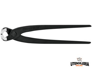 Knipex tenaglia tagliente frontale bonderizzata nera per ferraioli e cementisti, 220mm
