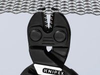 Knipex CoBolt tronchese a doppia leva manici bicomponente, 160mm