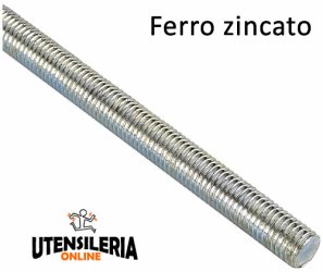 Barre filettate in ferro zincato elettroliticamente LTF1100 1mt