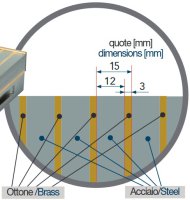 Piano magnetico permanente per rettifica ed elettroerosione ART.202 LTF