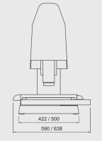 Macchina ottica manuale 3D 300x300x200 mm LA100300T versione Standard