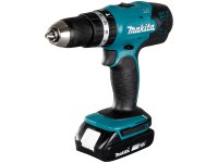 Trapano avvitatore a percussione Makita 18V LXT con 2 batterie 3.0Ah, valigetta e 96 accessori