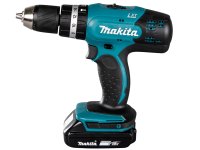 Trapano avvitatore a percussione Makita 18V LXT con 2 batterie 3.0Ah, valigetta e 96 accessori