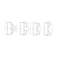 Mandrino autocentrante D.160 di precisione Fervi M049A/160 3+3 griffe