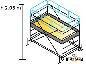 Ponteggio FUTURO 120X180 Marchetti in acciaio m 1.20x1.80x2.06