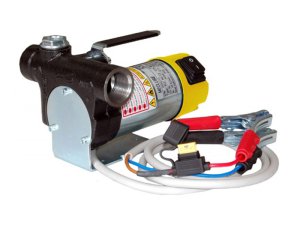 Pompa elettrica a batteria 12V Meclube per travaso Gasolio, 45 l/min