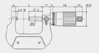 Micrometri con tamburo grande risoluzione 0,01mm