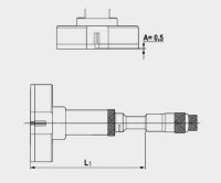 Micrometri per interni a tre punte risoluzione 0,005mm