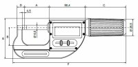 Micrometri digitali IP67 funzione Absolute