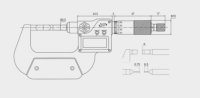 Micrometri digitali per cave IP65 risoluzione 0,001mm