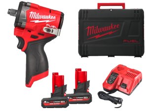 Avvitatore ad impulsi compatto Milwaukee M12 Fuel FCIWF12G3 attacco quadro 1/2", 542Nm