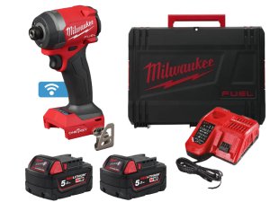 Avvitatore impulsi Milwaukee M18 Fuel ONEID3 One-Key attacco 1/4" Hex coppia 226 Nm in Set