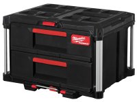 Cassettiera porta utensili Milwaukee PACKOUT 560x410x360mm a 2 cassetti