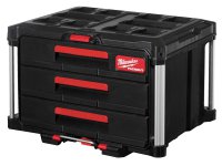 Cassettiera porta utensili Milwaukee PACKOUT 560x410x360mm a 3 cassetti